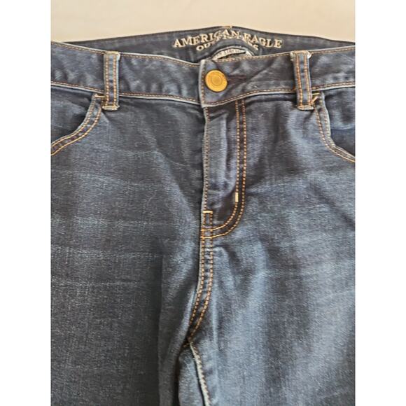Amercan Eagle Outfitters Womens Jegging Blue Size 14 Short Cotton Blend Stretch - Picture 8 of 12
